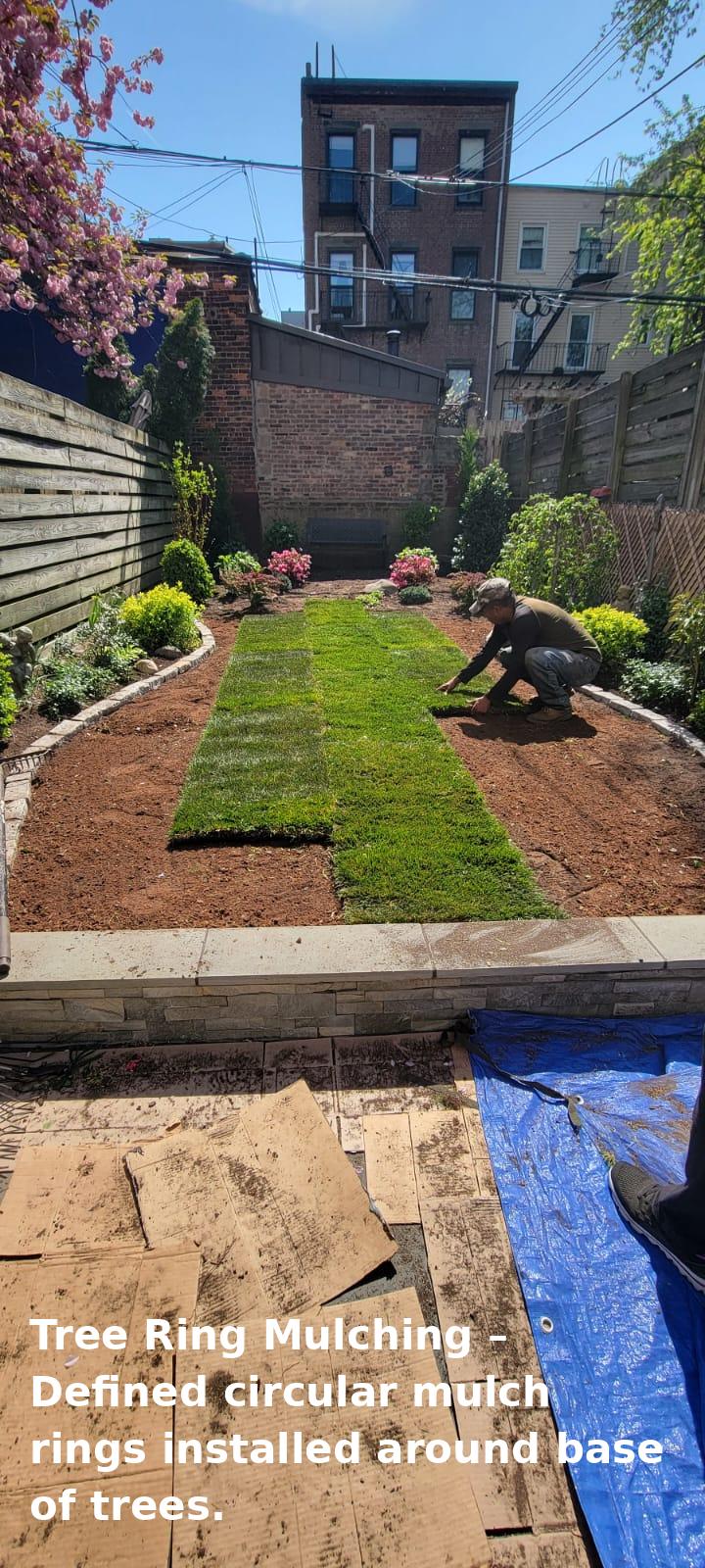 Tree Ring Mulching