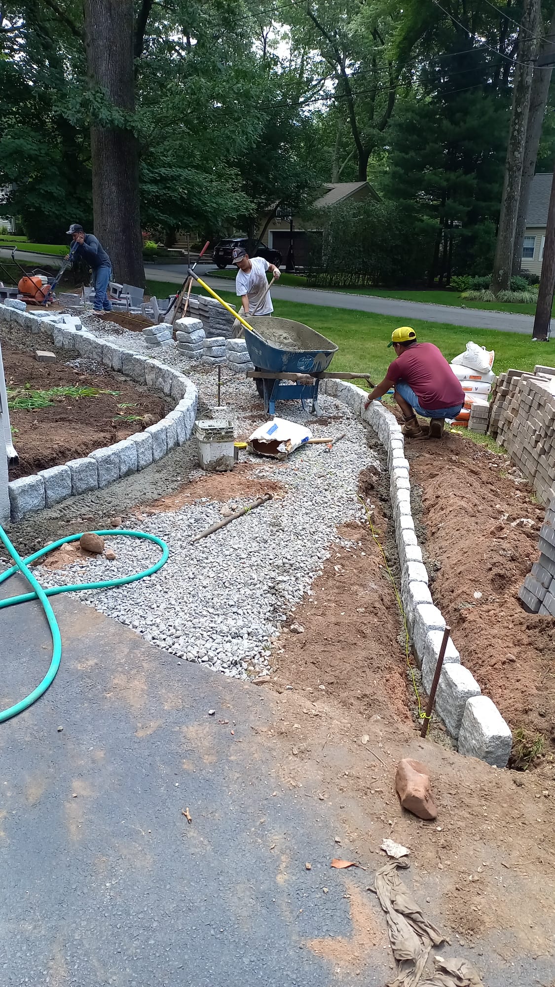 Bonilla Landscaping workers at work
